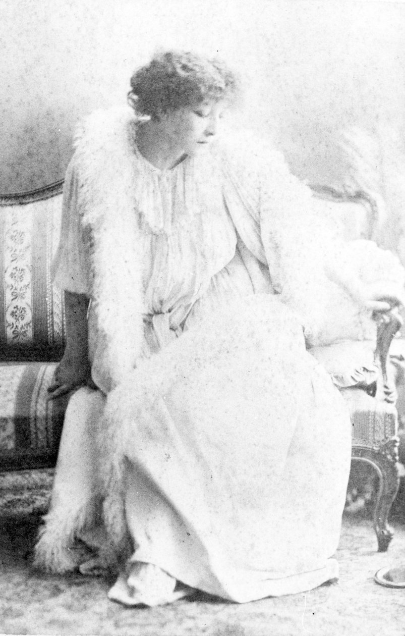 Portrét Sarah Bernhardtové (1844-1923) od Australian School