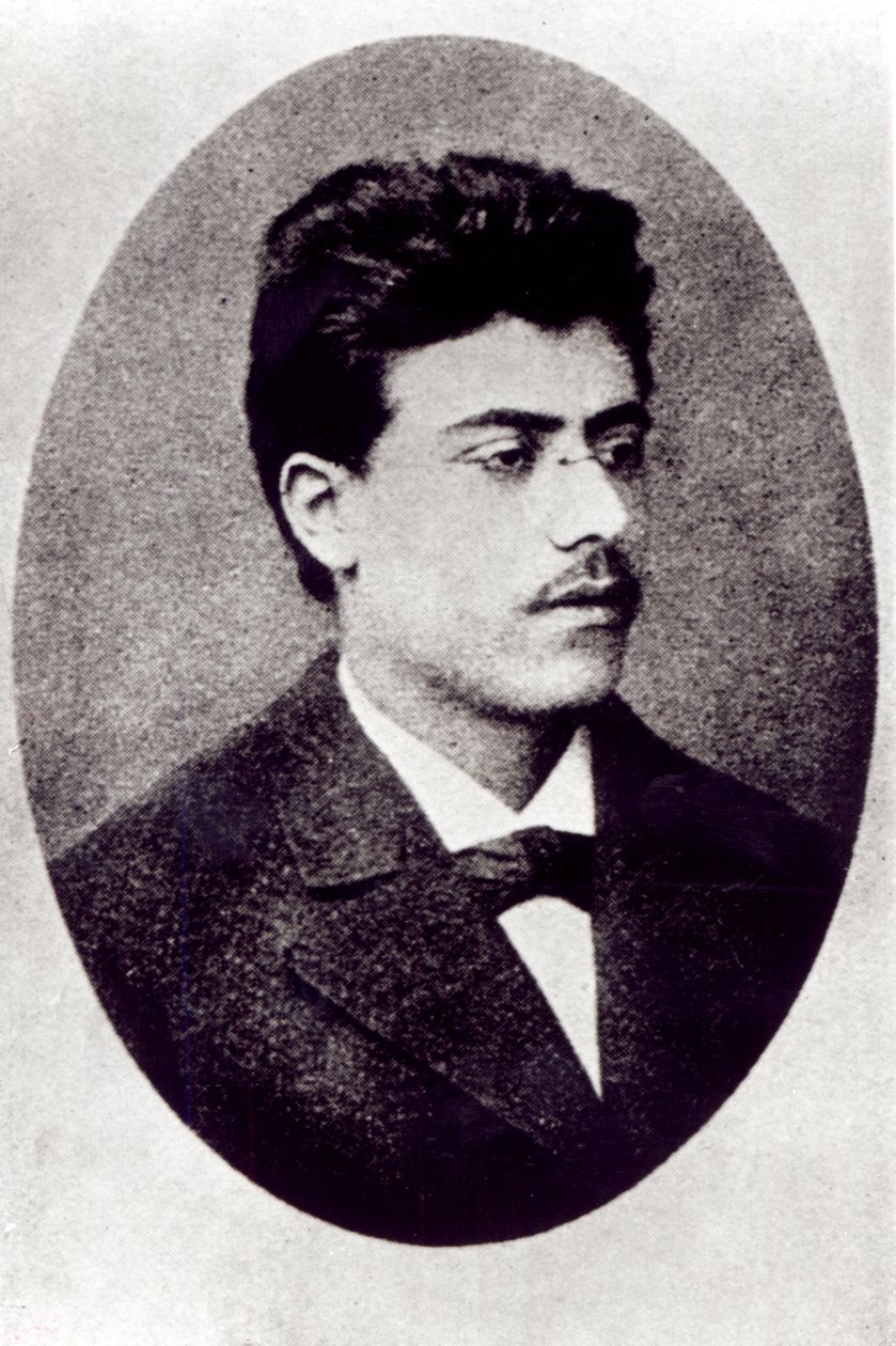Portrét Gustava Mahlera, 1878 od Austrian Photographer
