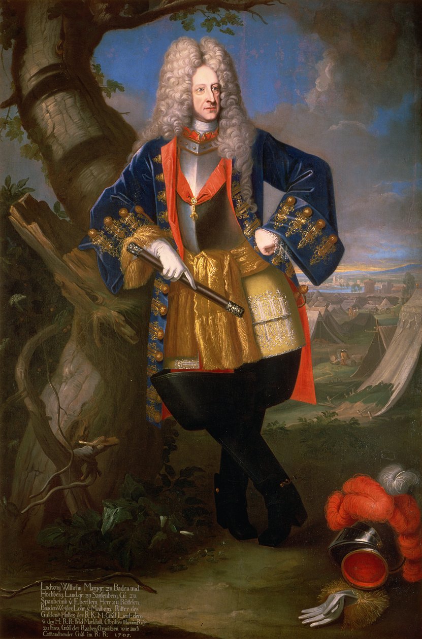 01147 Ludwig Wilhelm, hrabě z Badenu (1655-1707), 1705 od Austrian School