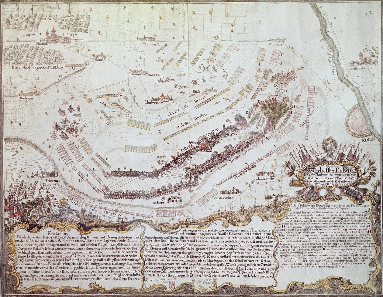 Bitva u Kolína v Čechách, 18. srpna 1757 od Austrian School