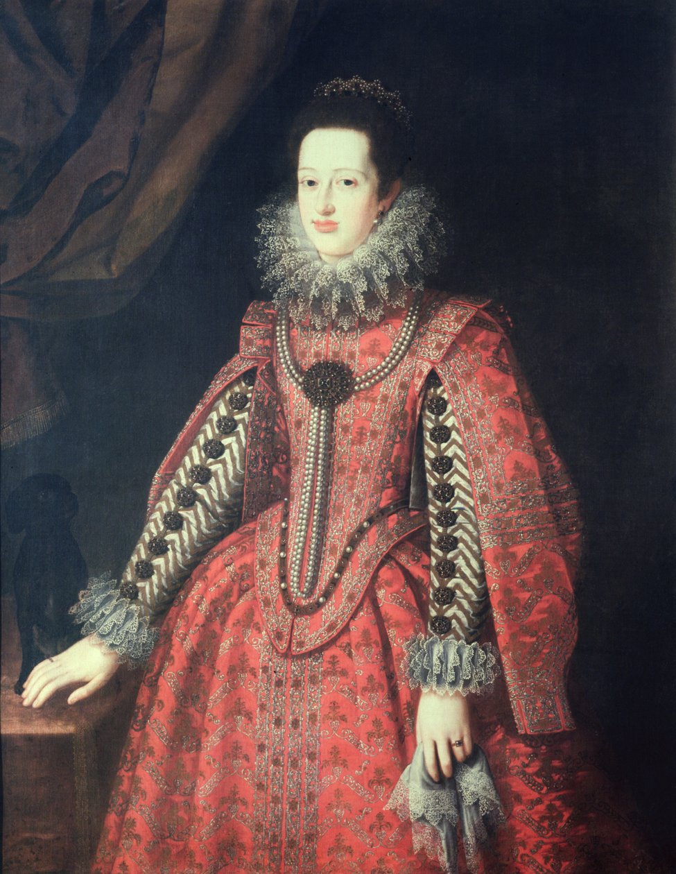 Vévodkyně Eleonora Mantovská (1598-1633) druhá manželka Ferdinanda II. od Austrian School