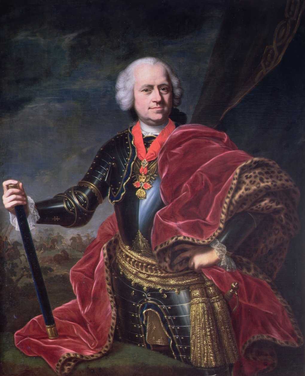 Karoly Jozsef Batthyany (1698-1772), princ Batthyany, maďarský polní maršál v rakouských službách od Austrian School