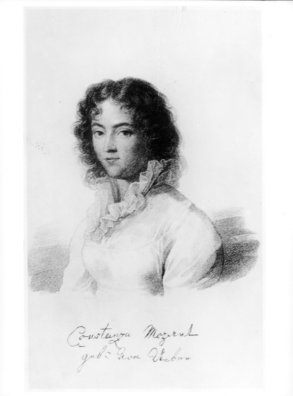 Portrét Constanze Mozart (1762-1842) 1828 od Austrian School