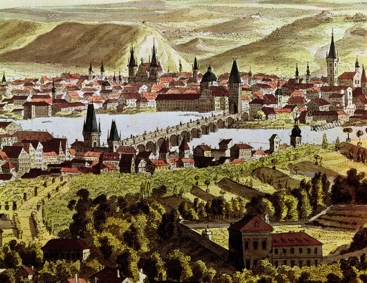 Pohled na Prahu od Austrian School