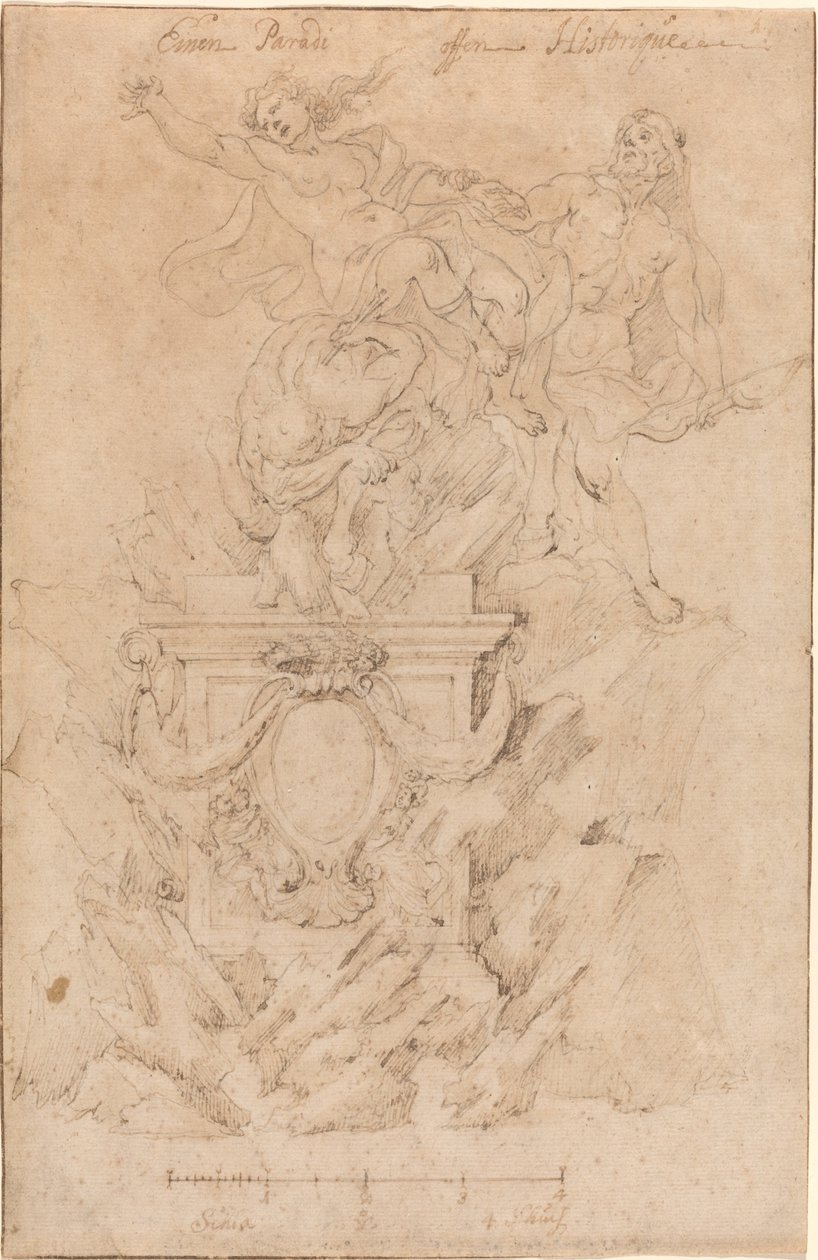 Záchrana Deianeira od Austrian 18th Century