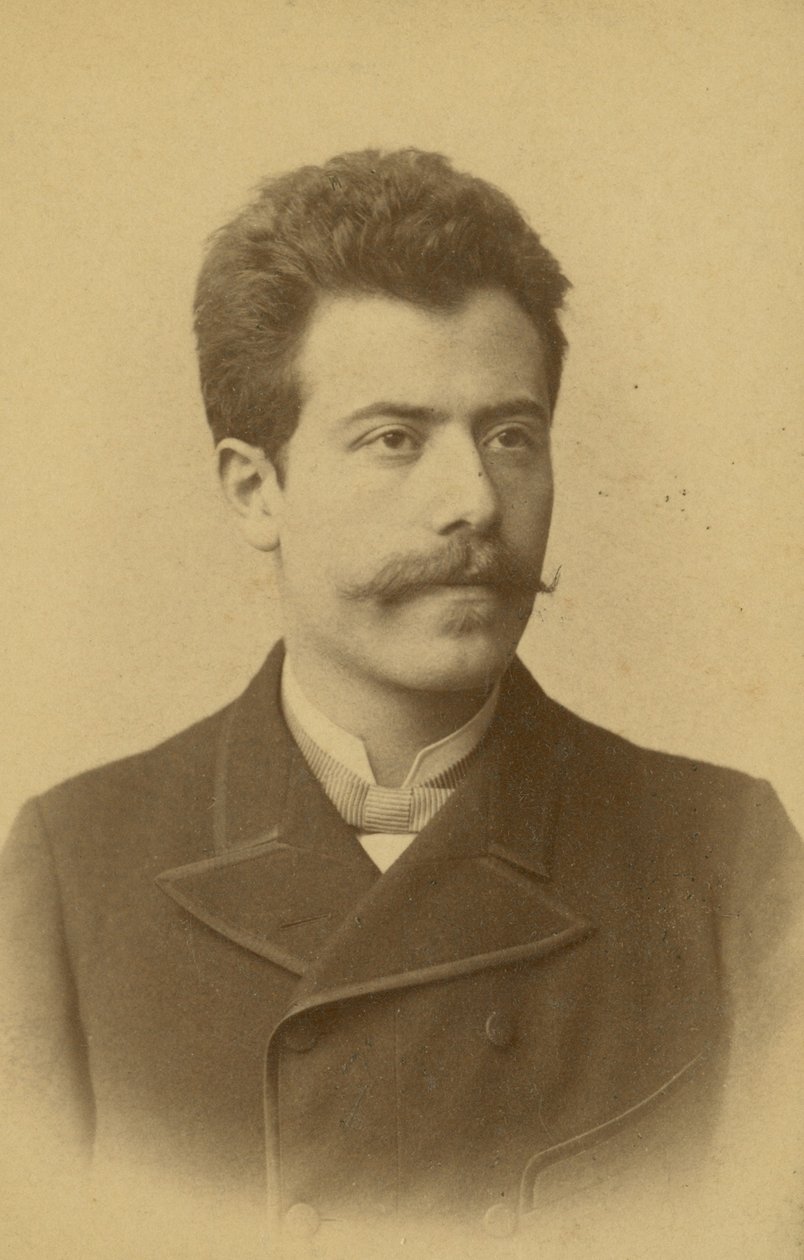 Gustav Mahler, 1884 od Austrian Photographer