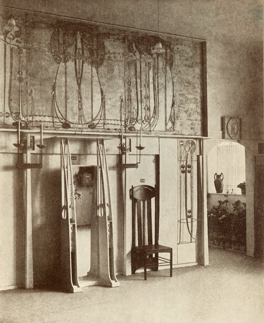 Výstavní místnost Mackintosh, 8. vídeňská secese, 1900 od Austrian Photographer
