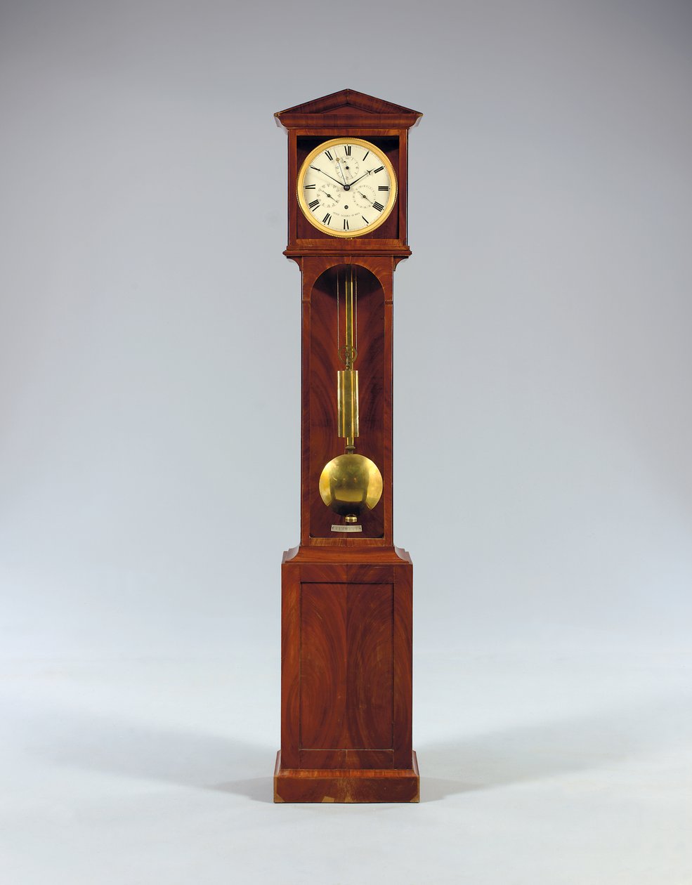 Měsíc trvající bodenstanduhr s časovou rovnicí a úplným kalendářem, 1806 od Austrian School