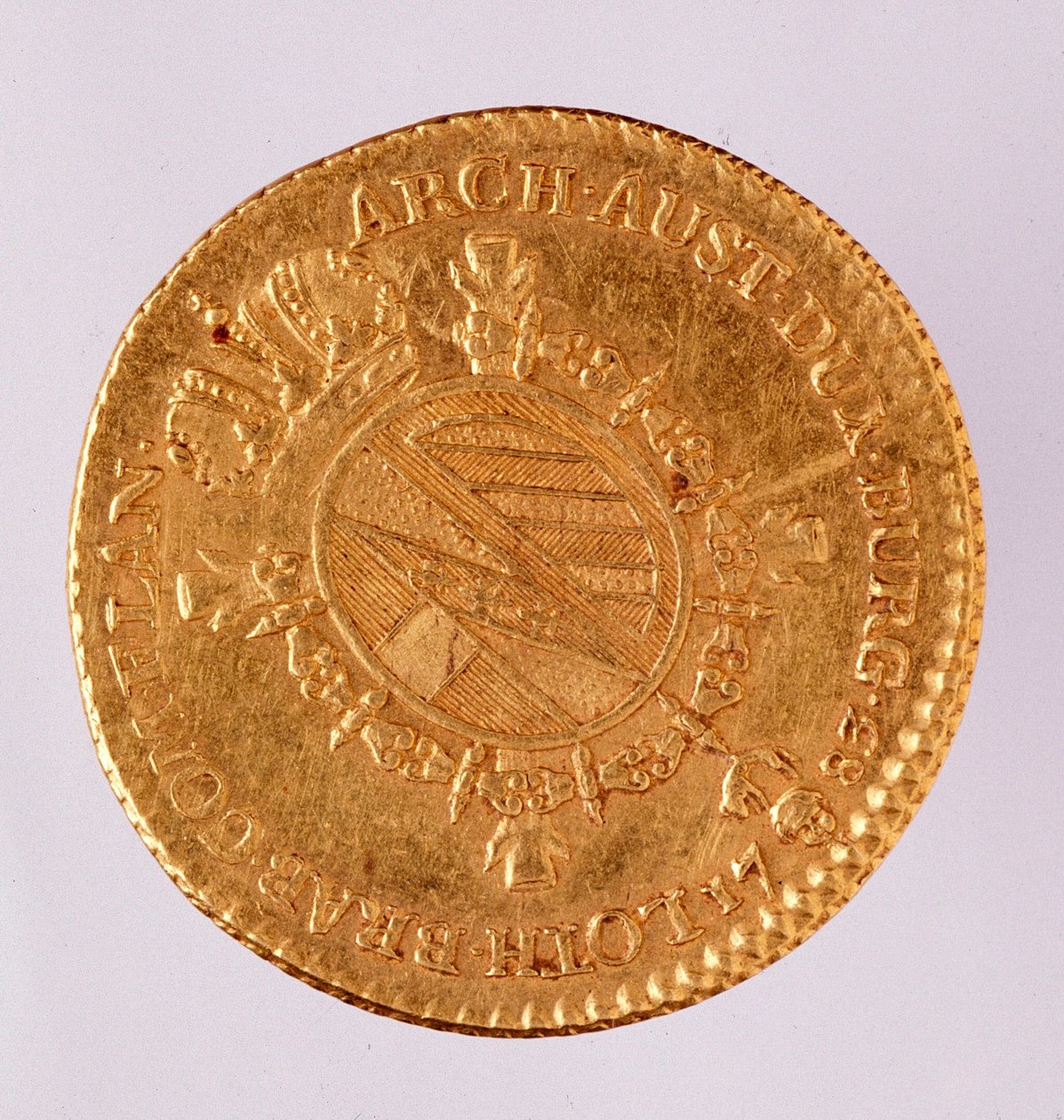 Rakouský zlatý dublon (doublon) císaře Josefa II. (1740-1790) 1783 Neapol, museo archeologico od Austrian School