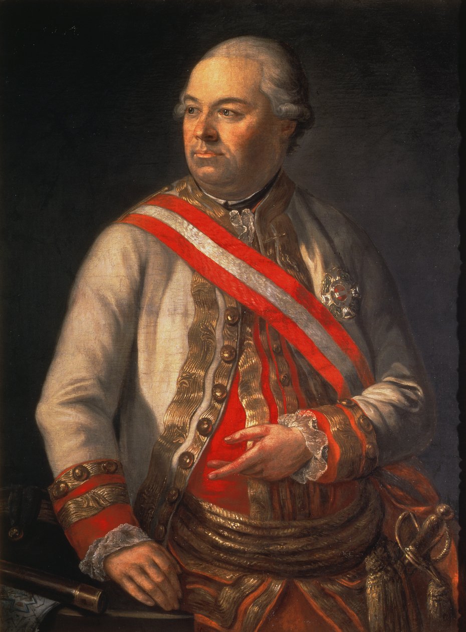 Hrabě Andreas Hadik von Futak (1710-90), velitel rakouské armády v tažení proti Turecku v roce 1789 od Austrian School