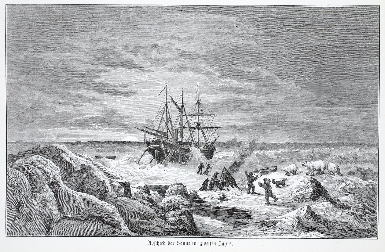 Rozloučení se sluncem ve druhém roce, 1876 od Austrian School