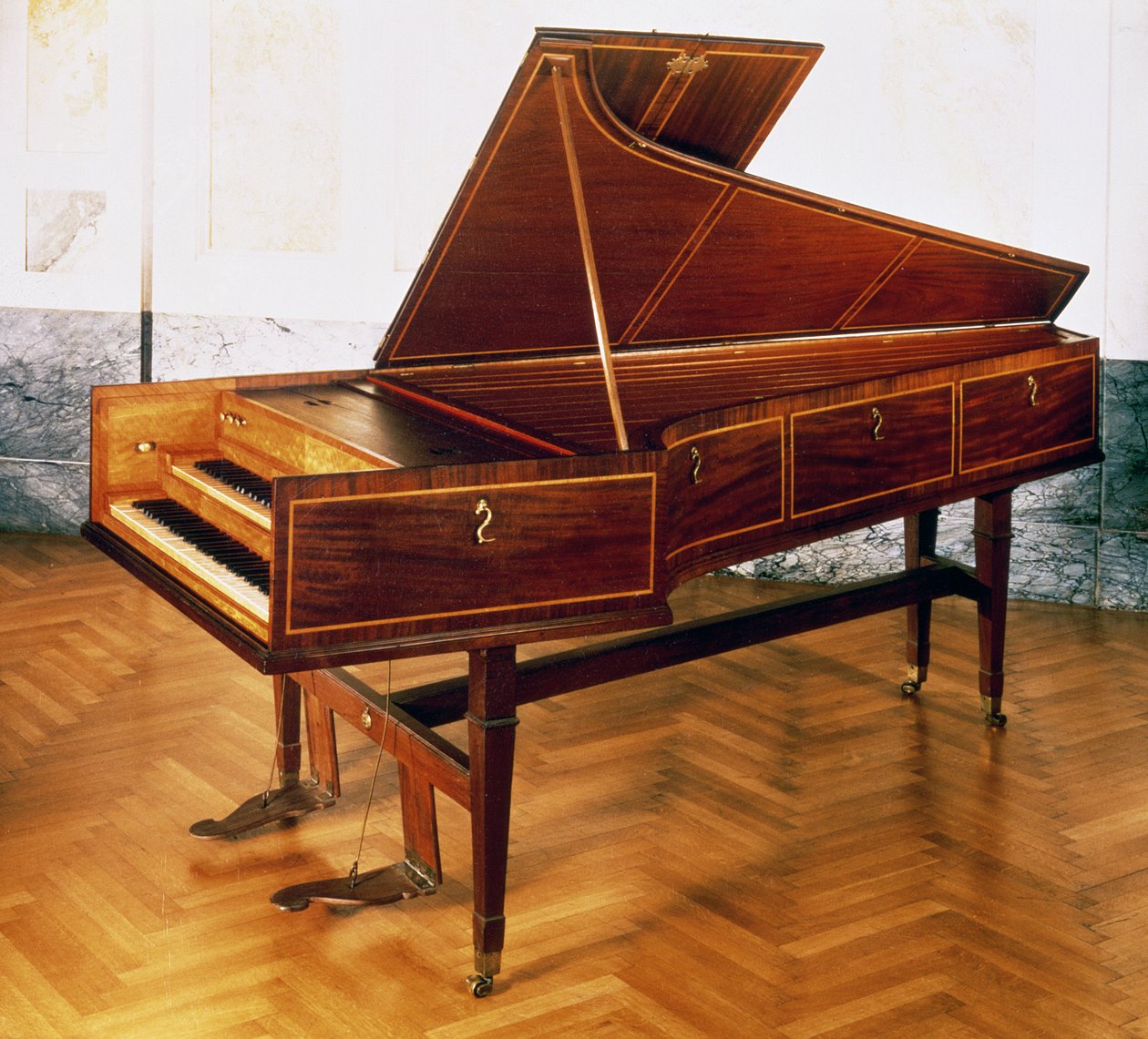 Cembalo patřící Franzi Josephu Haydnovi (1732-1809) od Austrian School