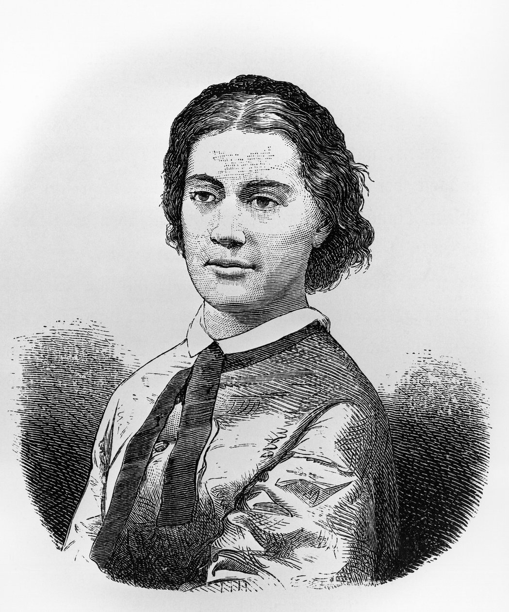 Portrét Alexandrine Tinné, ilustrace z „Die Sahara, aneb z oázy do oázy“ od Josepha Chavanna od Austrian School