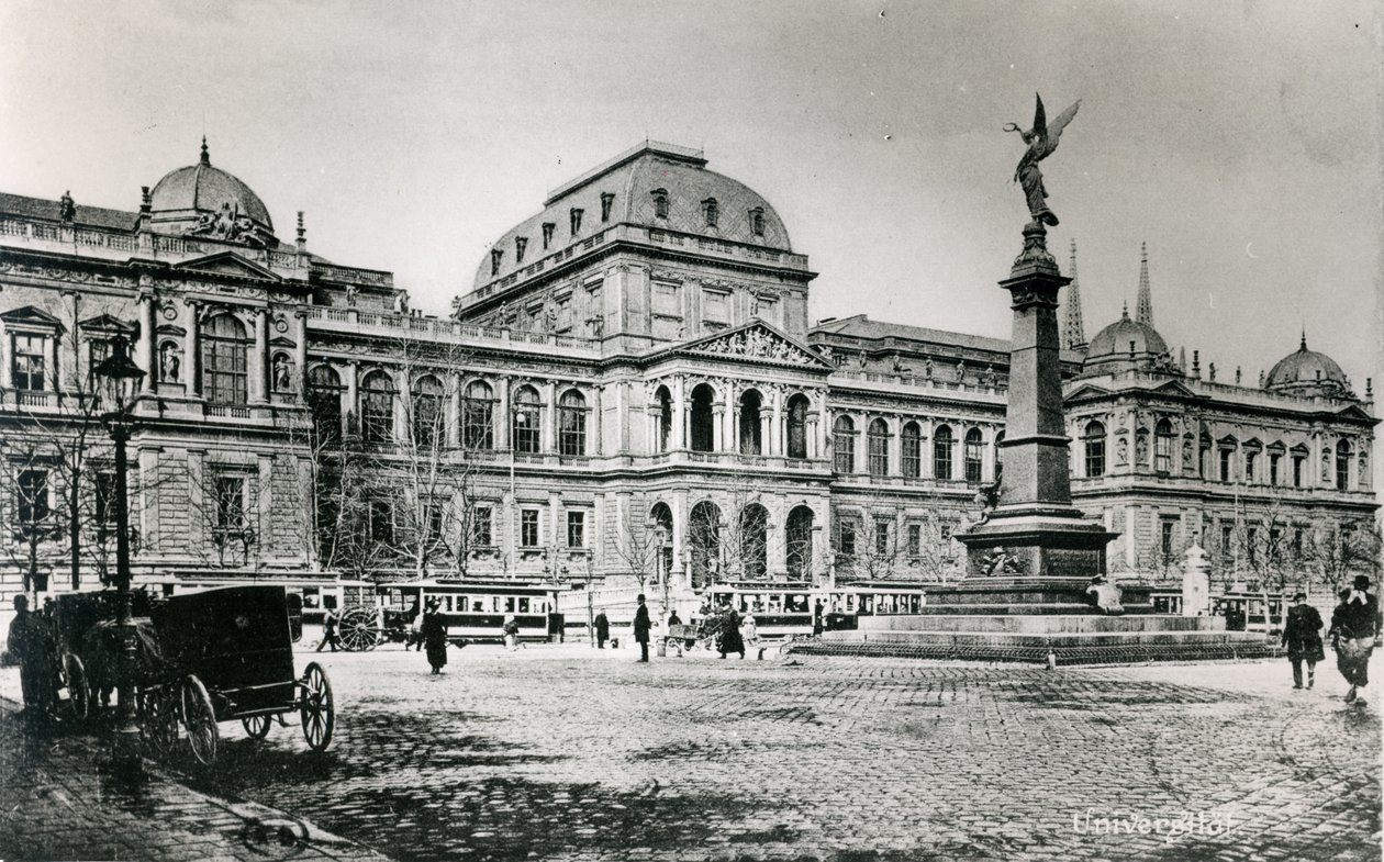 Vídeňská univerzita a Liebenbergův památník od Austrian School