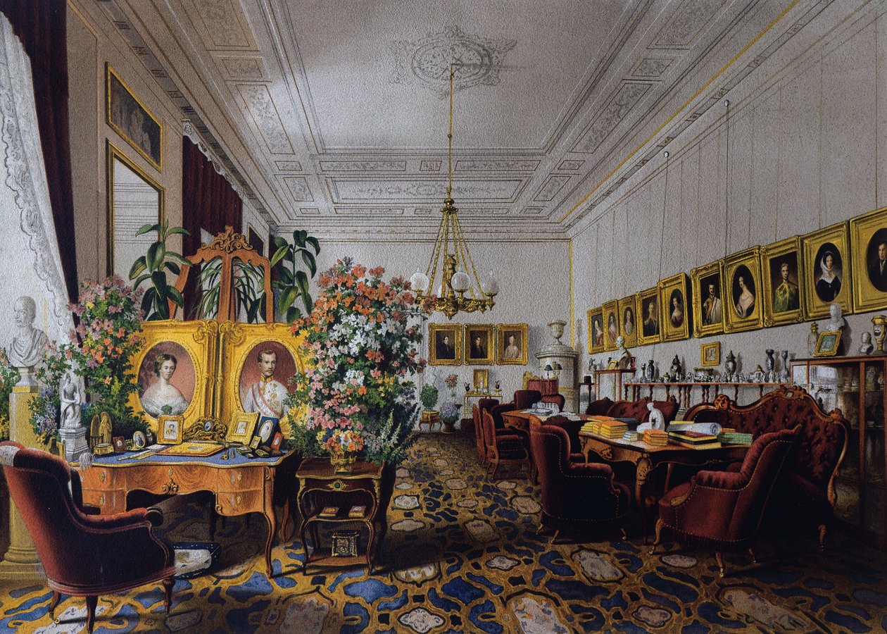 Síň arcivévodkyně Sophie v Hofburgu ve Vídni, cca 1854, Rakousko od Austrian School