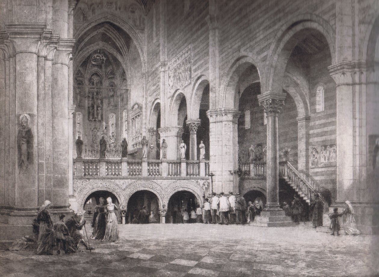 Kostel San Zeno, Bibbys Annual, 1916-1917 od Axel Haig