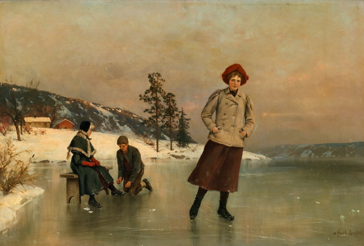 Jízda na bruslích od Axel Hjalmar Ender