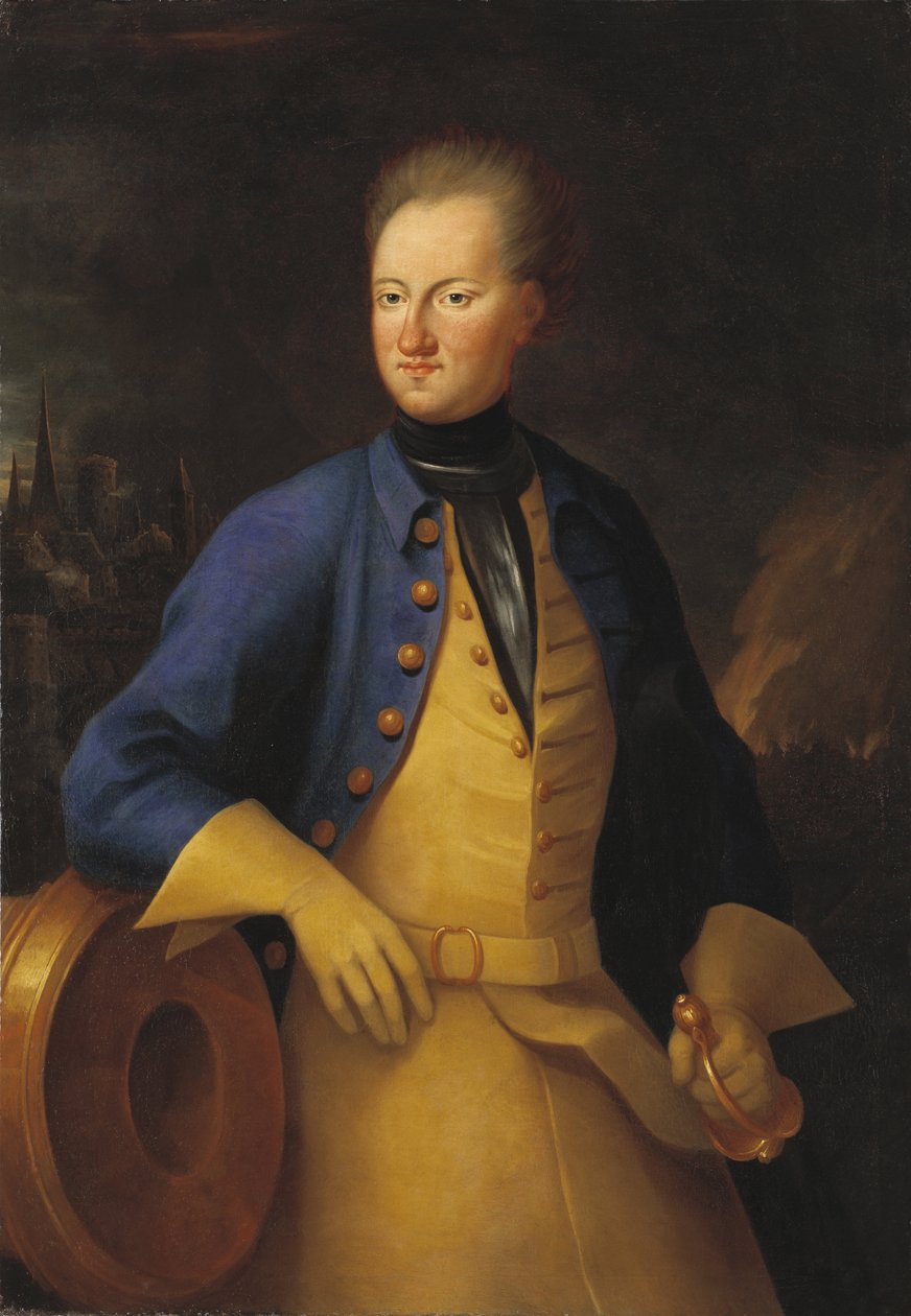 Charles XII nebo Carl de Suede - Portrét krále Karla XII Švédska (1682-1718), Sparre, Axel (1652-1728). Olej na plátně od Axel Sparre