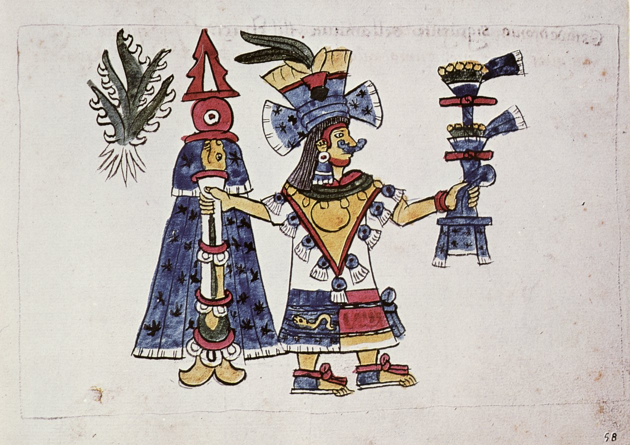 Bohyně Mayahuel z kodexu Magliabechiano od Aztec