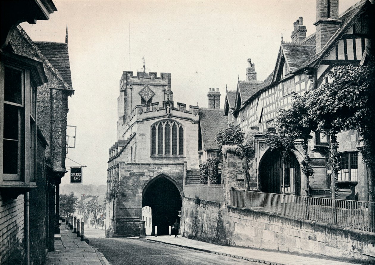 Kostel svatého Jakuba nad West Gate, Warwick, Warwickshire, 1929 od BC Clayton