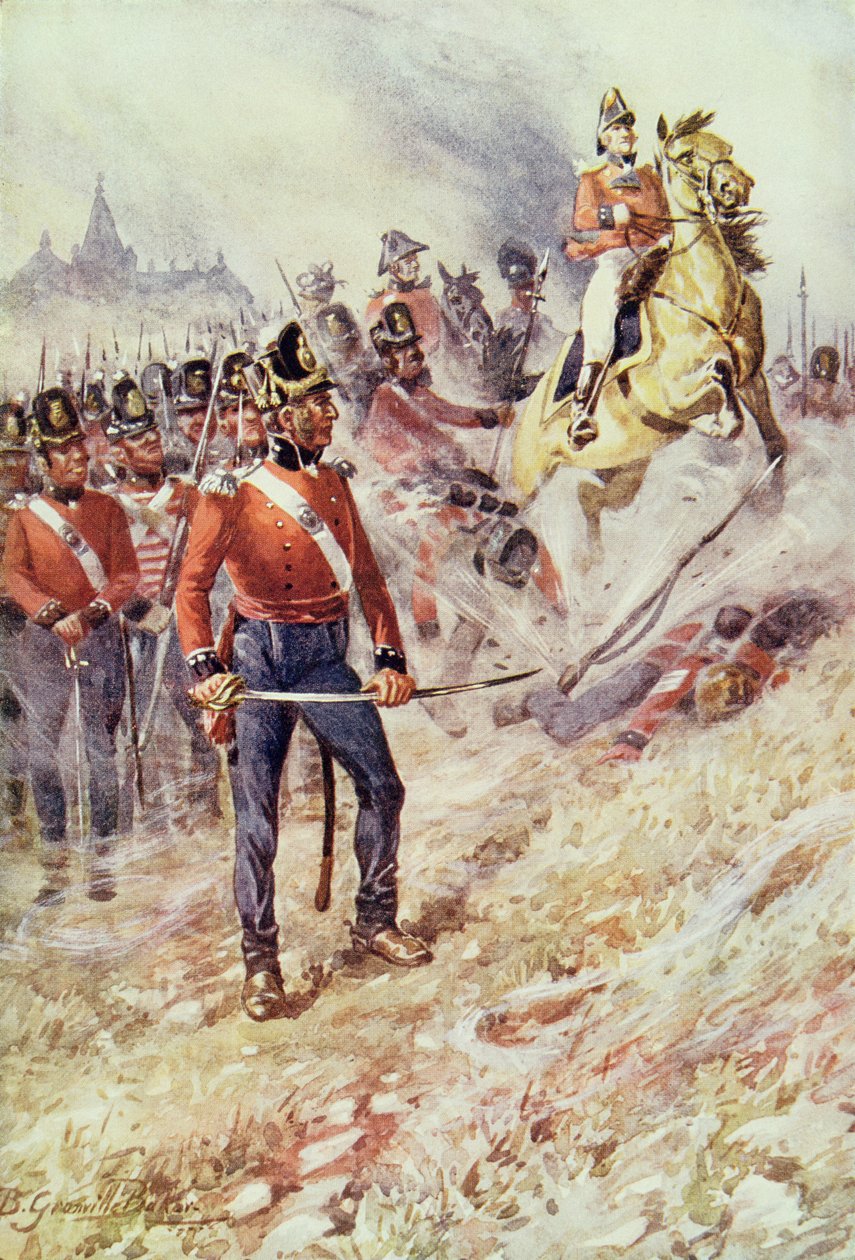 Sir John Moore (1761-1809) v Corunně, 16. ledna 1809, z 