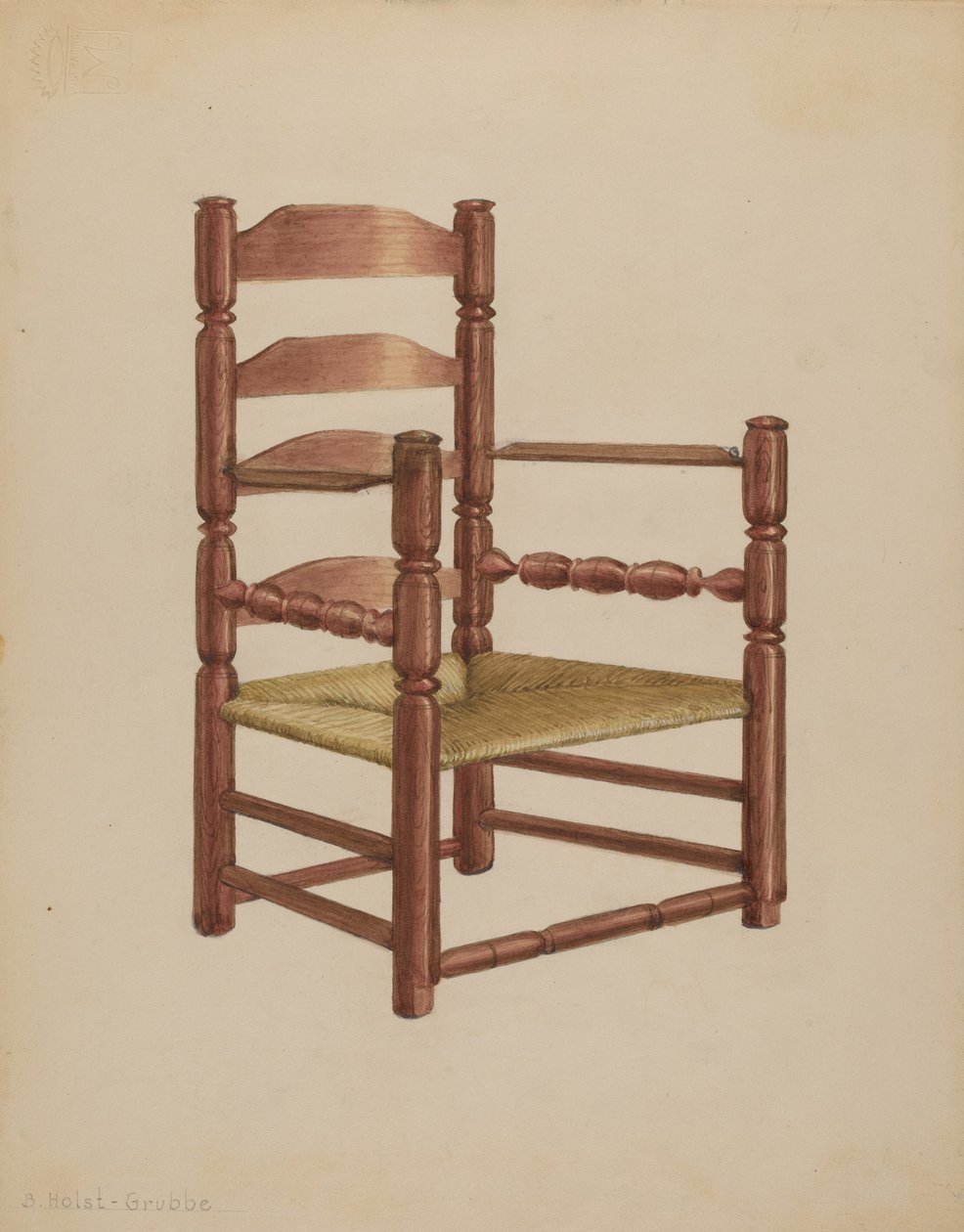 Židle od B. Holst Grubbe
