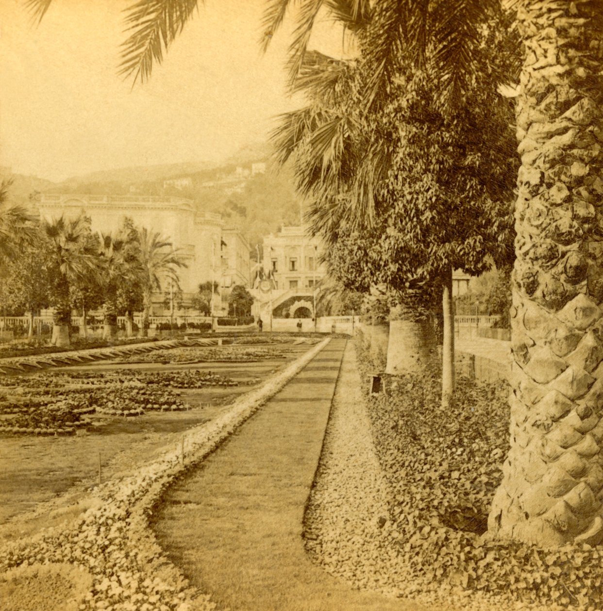 Monte Carlo, pohled z kasina, 1897. od B. W. Kilburn