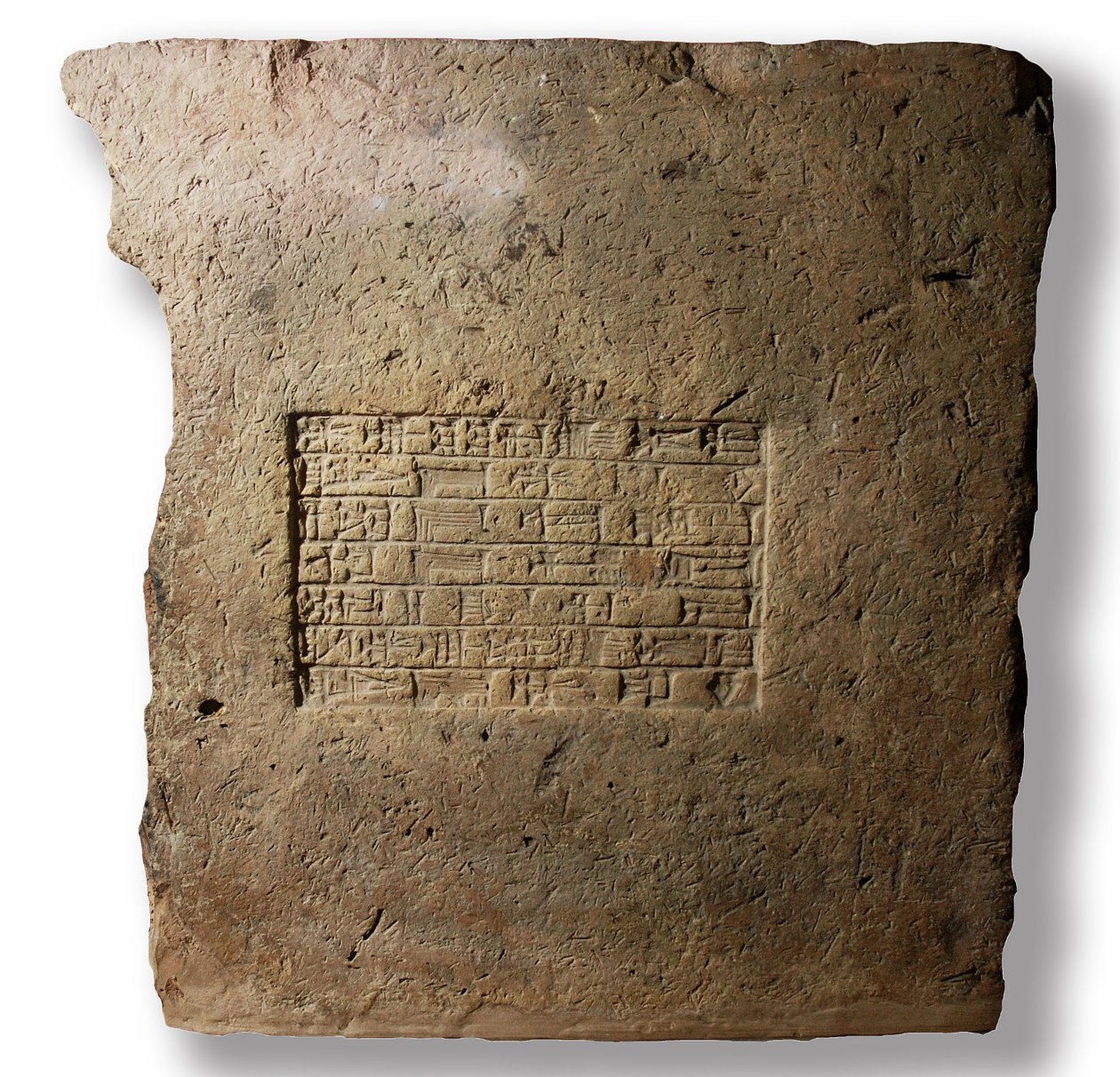 Hliněné cihly se jménem krále Nabuchodonozora II., krále babylonského, cca 604-561 př.nl (hlína) od Babylonian