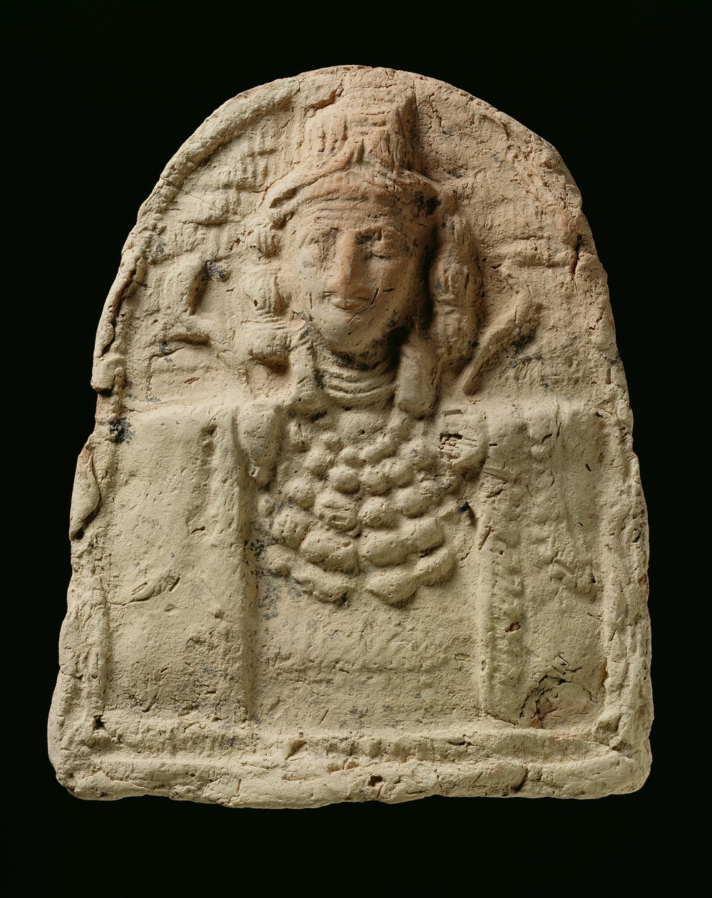 Plaketa zobrazující bustu bohyně Ishtah, 18. století před naším letopočtem (terakota) od Babylonian