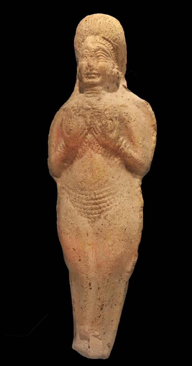 Figurka nahé ženy. Terakota, Babylon, 2. tisíciletí před naším letopočtem. Musee de la Castre, Cannes. od Babylonian
