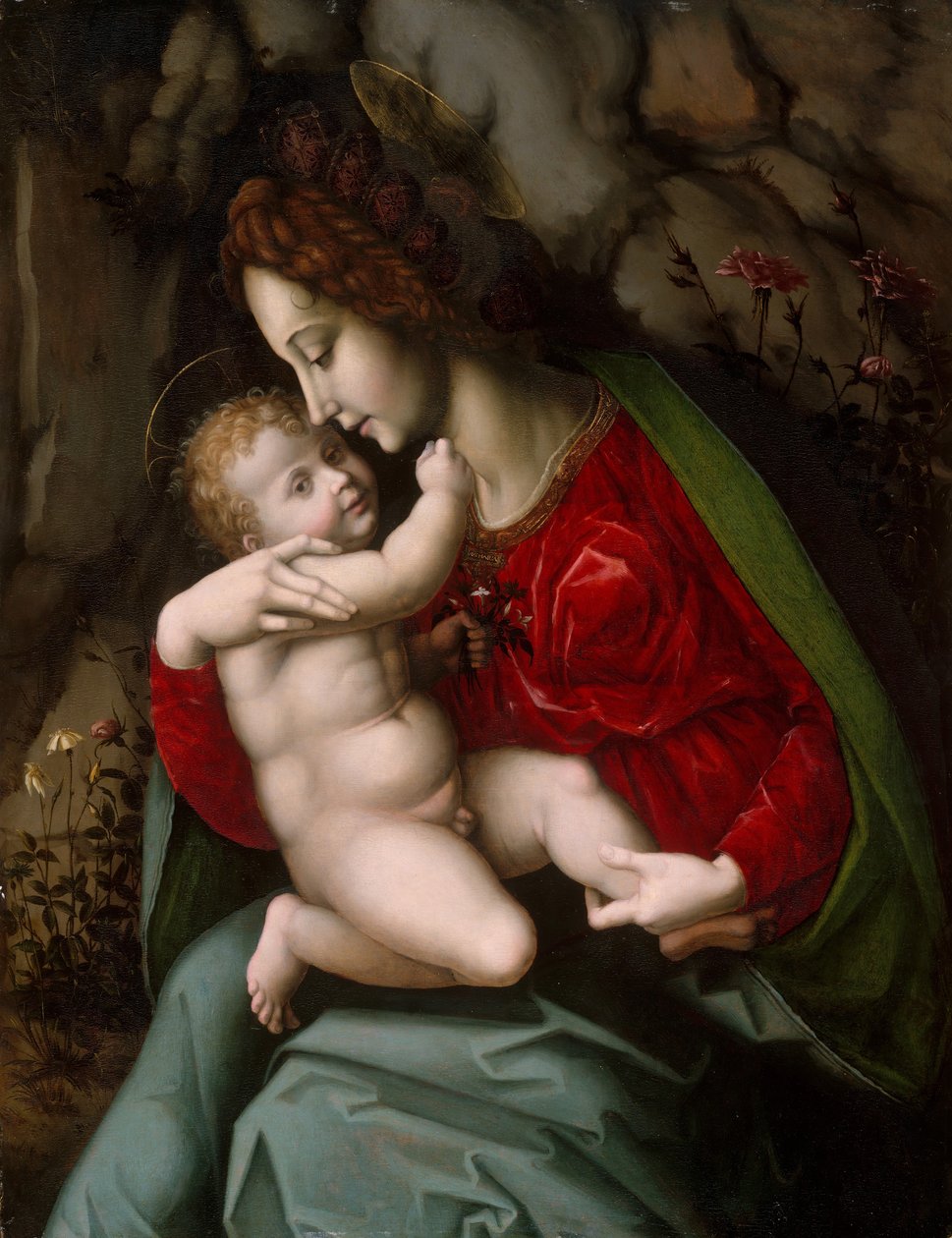 Madonna a dítě, možná počátek 20. let 16. století. od Bacchiacca