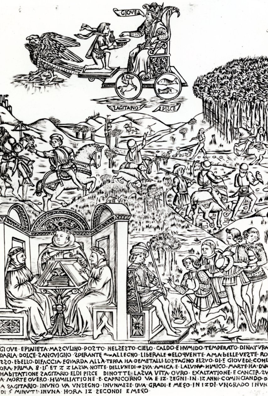 Jupiter, kolem roku 1464 od Baccio Baldini