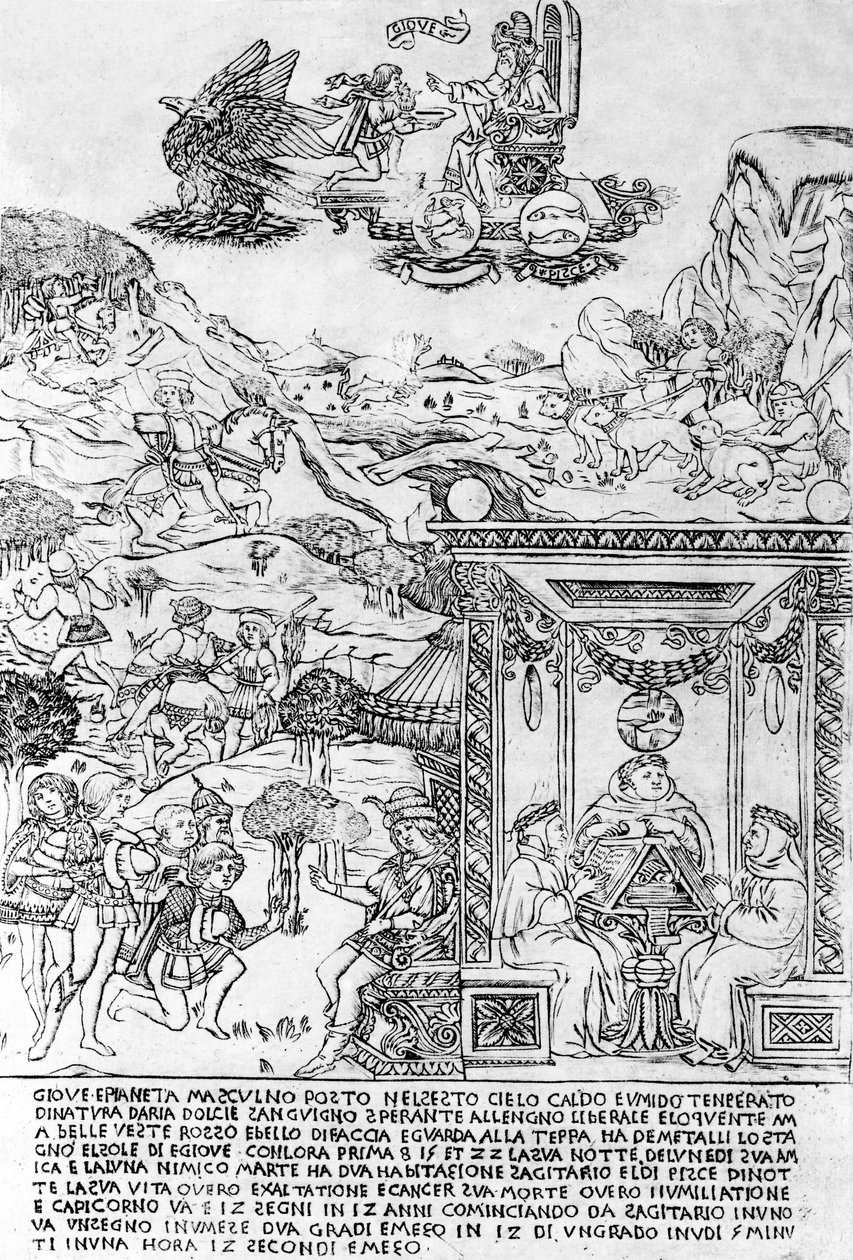Jupiter, kolem roku 1464 od Baccio Baldini