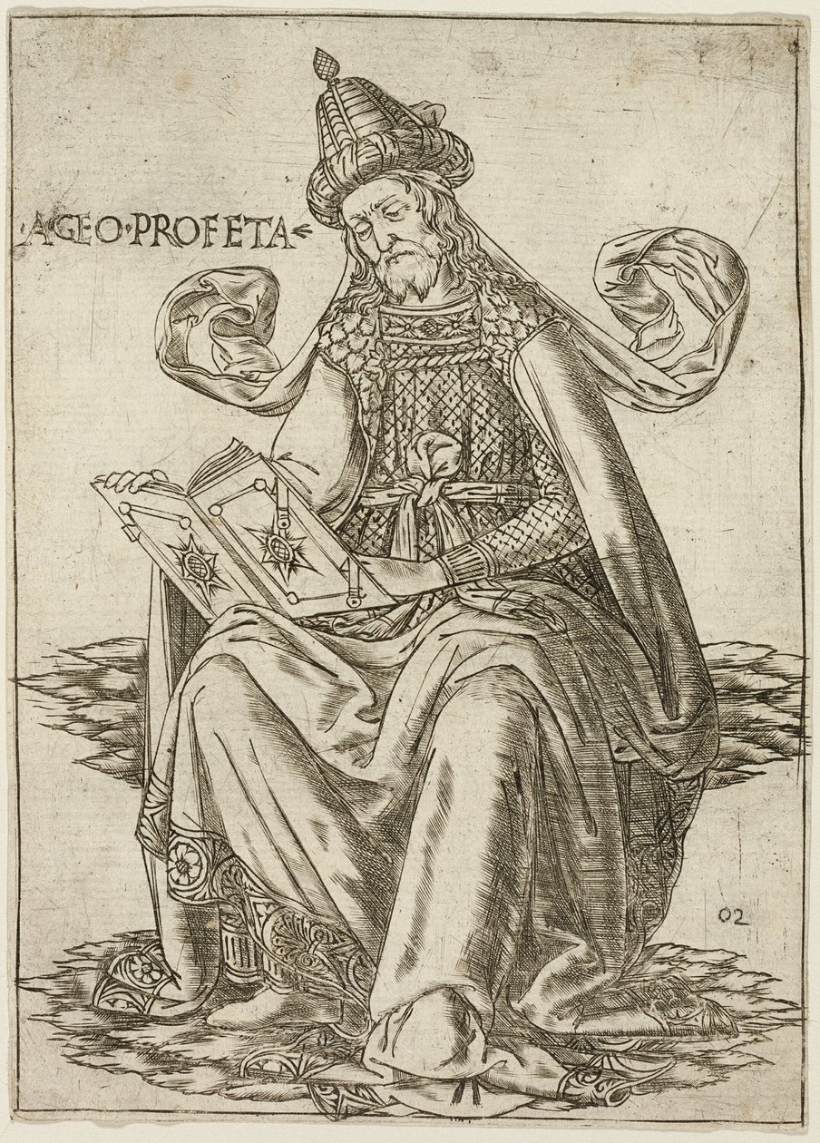 Prorok Haggai od Baccio Baldini