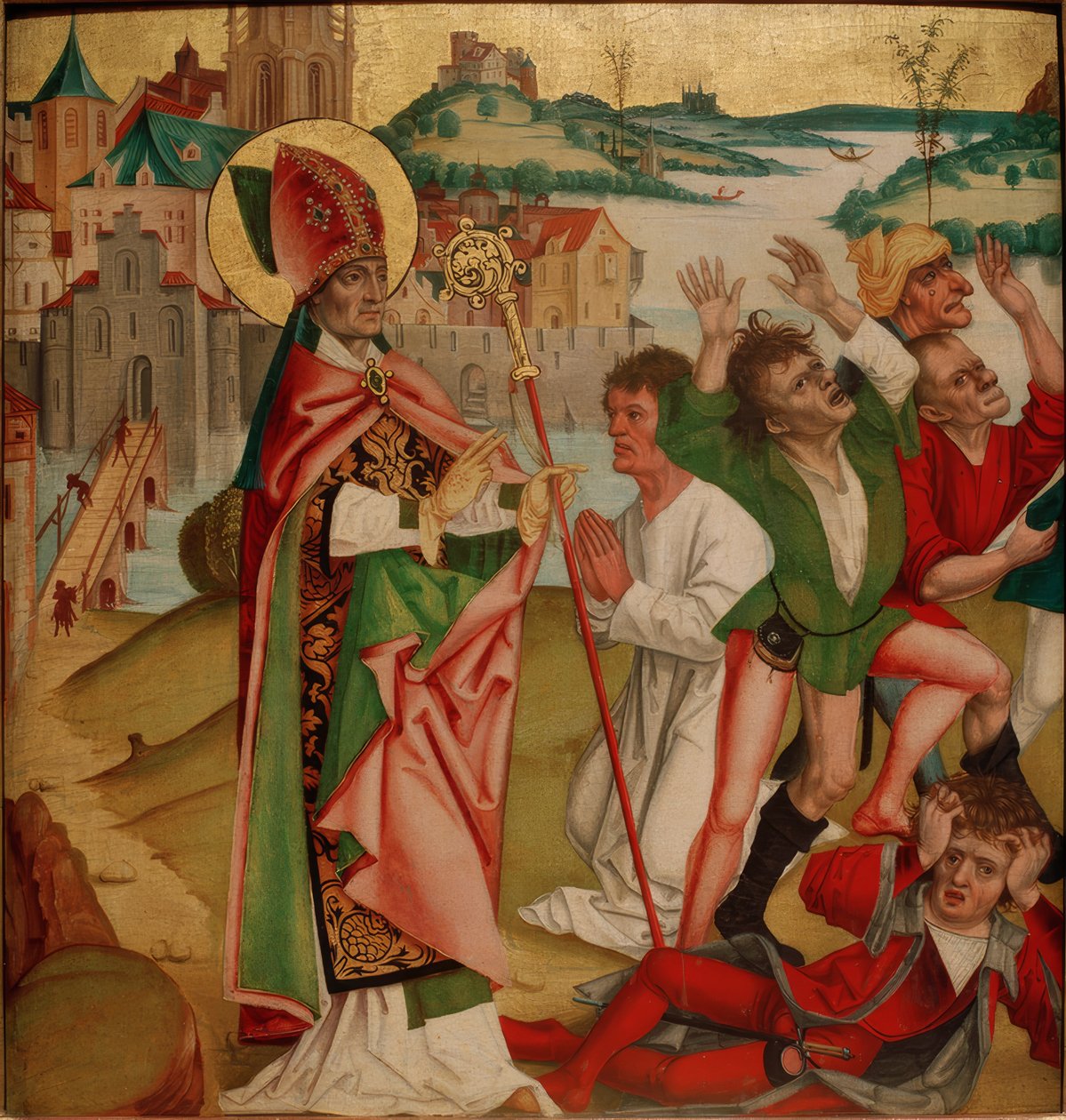 Svatý Hubert od Badener Nelkenmeister