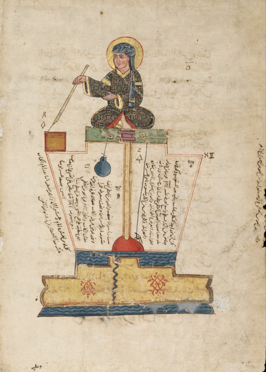 Rukopis automatů od Badi al Zaman ibn al Razzaz al Jazari