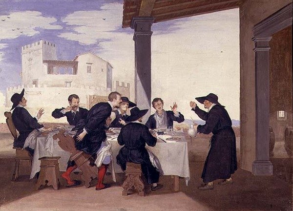 The Prank of Pievano Arlotto (olej na plátně) od Baldassare Franceschini