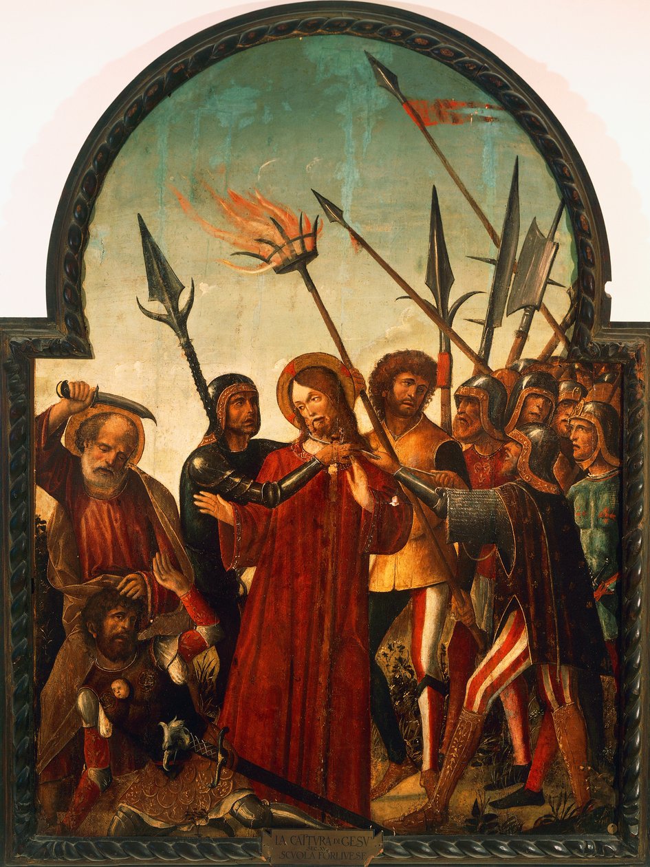 Zachycení Krista, Baldassare di Matteo Carrari (cca 1460-1520) od Baldassare di Matteo Carrari