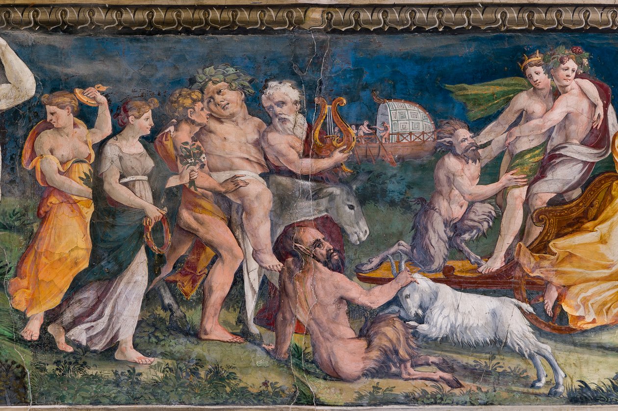Thiasus z Dionýsa od Baldassarre Peruzzi
