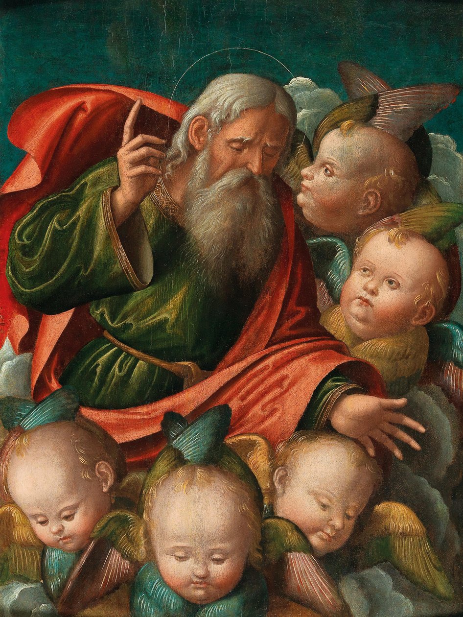 Bůh Otec, obklopený anděly, 1510s. od Baldassarre Carrari the Younger