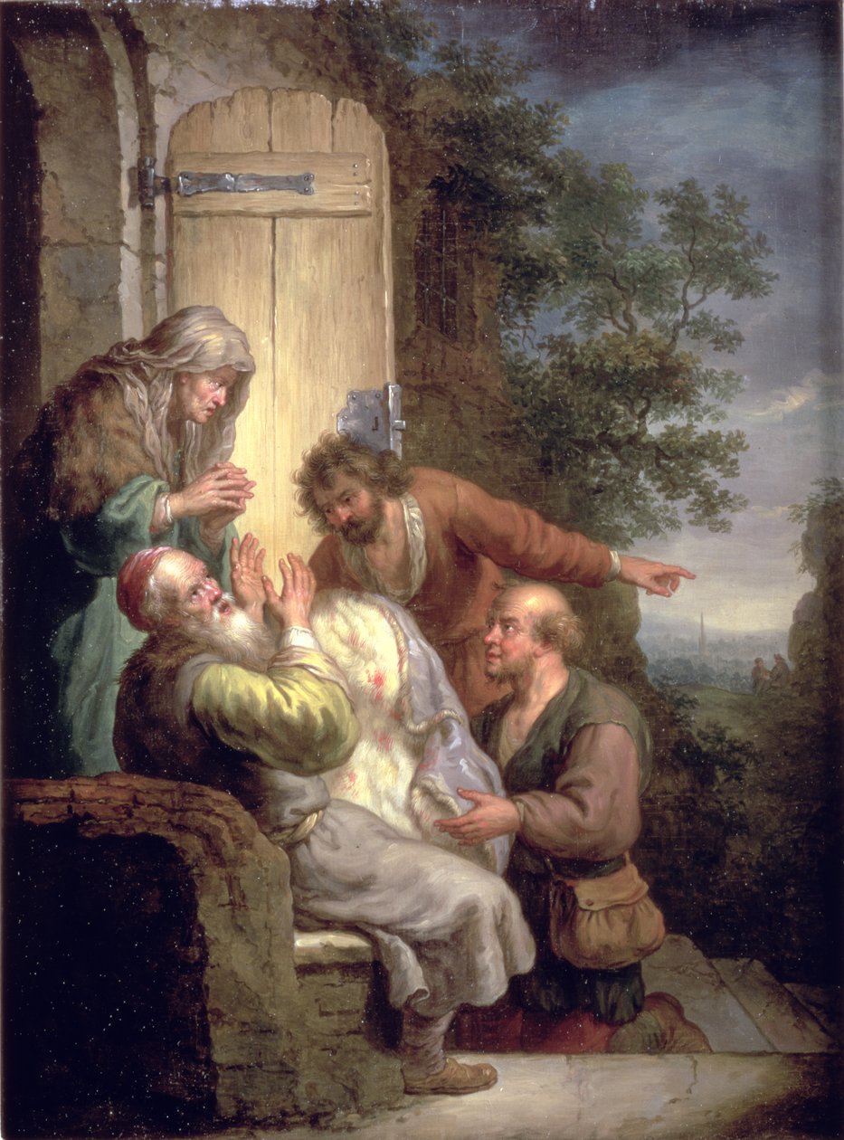 Jacob daroval Josephův kabát od Balthasar Beschey