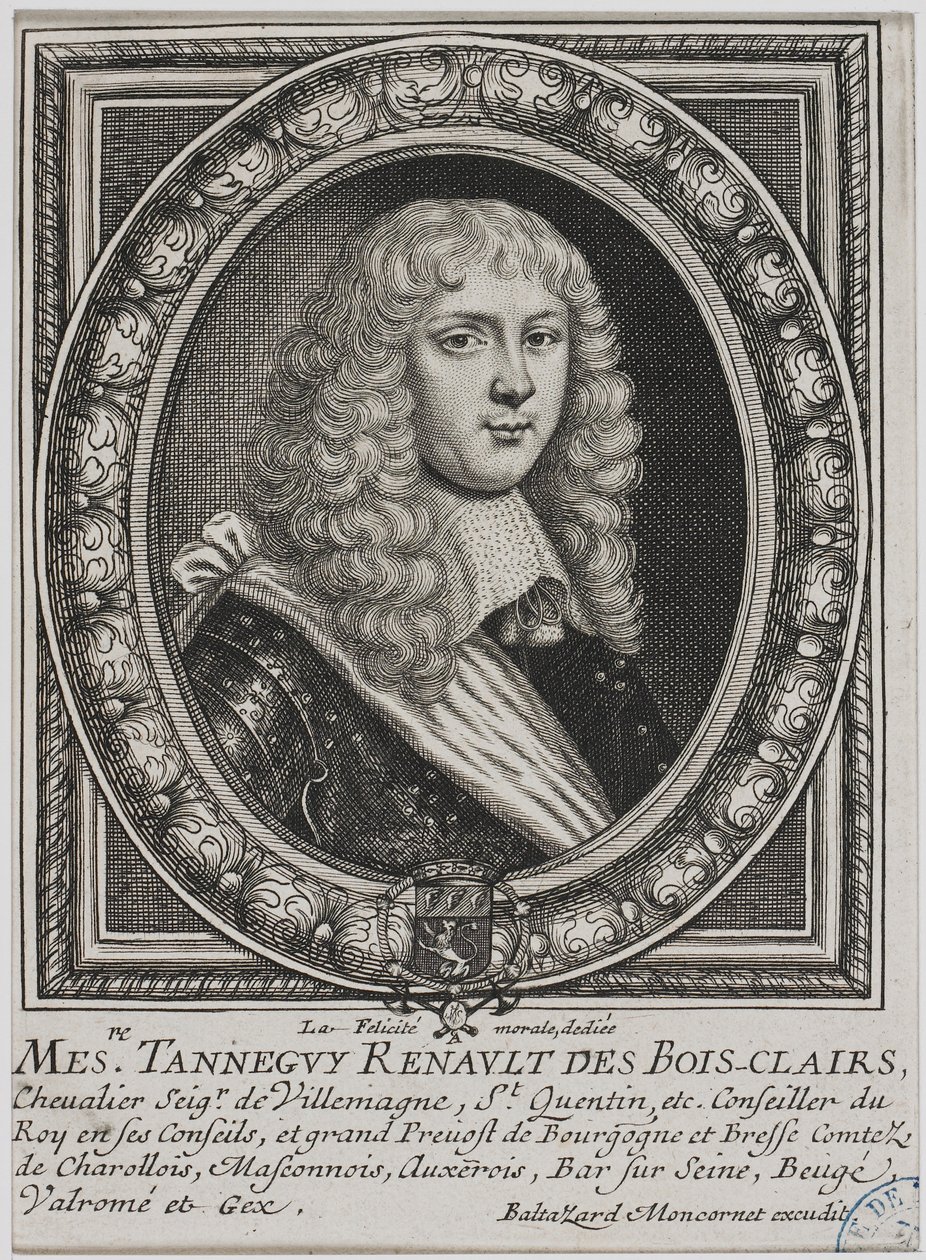 Portrét Tanneguy Regnault des Boisclairs od Balthasara Montcorneta od Balthazar Moncornet
