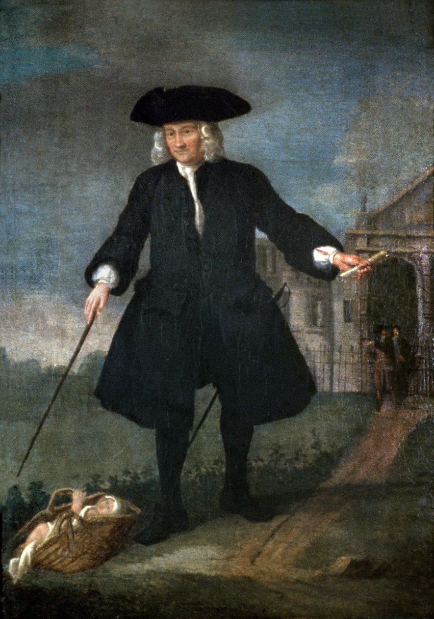 Portrét kapitána Thomase Corama (asi 1668-1751) od Balthasar Nebot