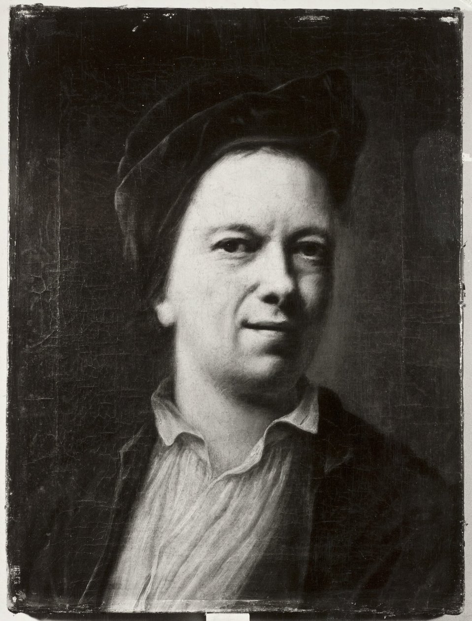 Portrét muže, možná autoportrét od Balthasar Denner