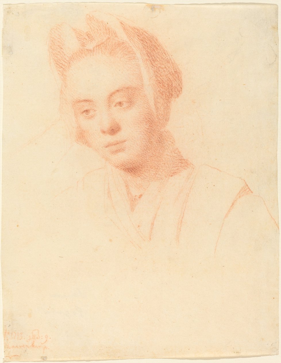 Umělcova žena Esther od Balthasar Denner