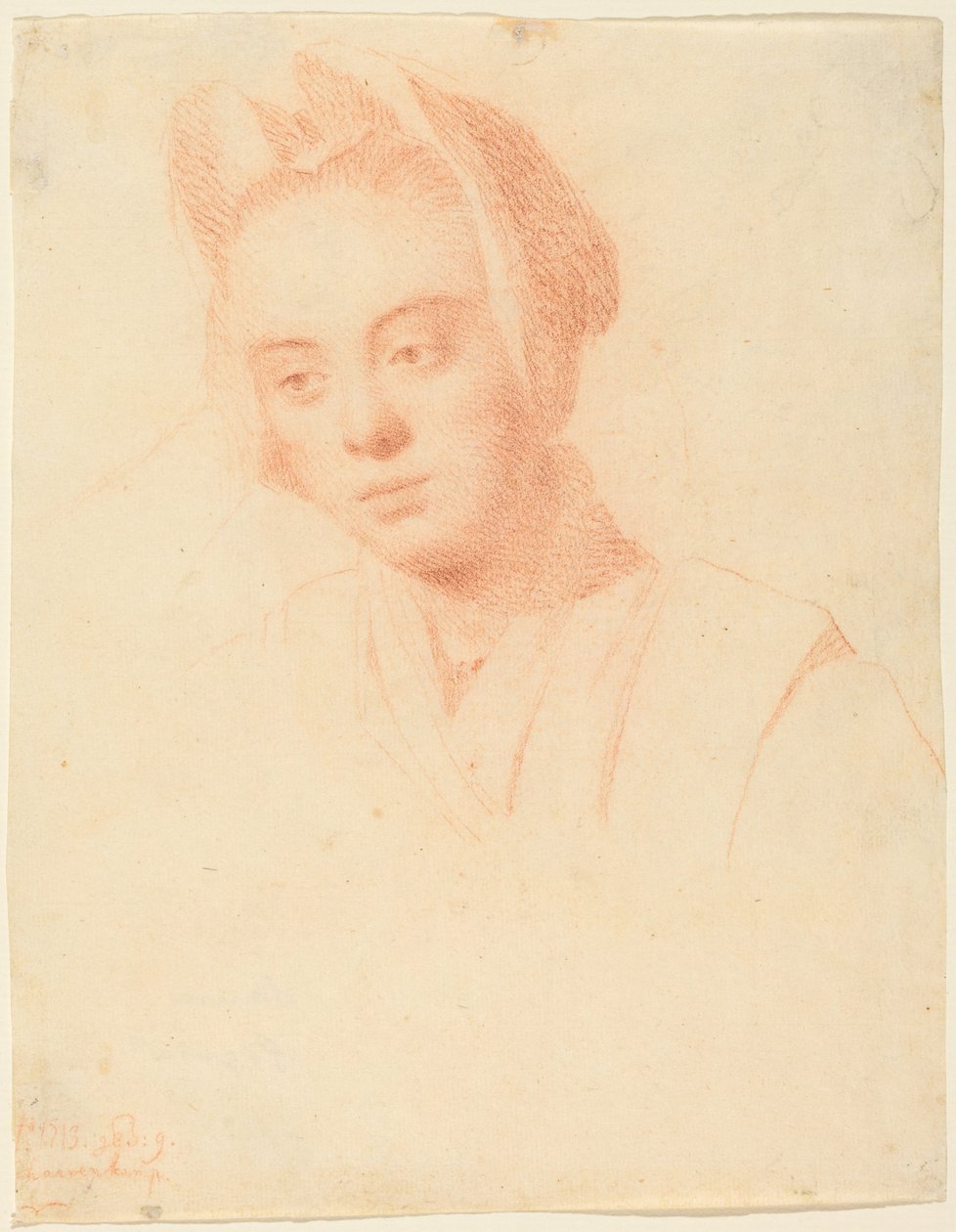 Umělcova manželka Esther od Balthasar Denner