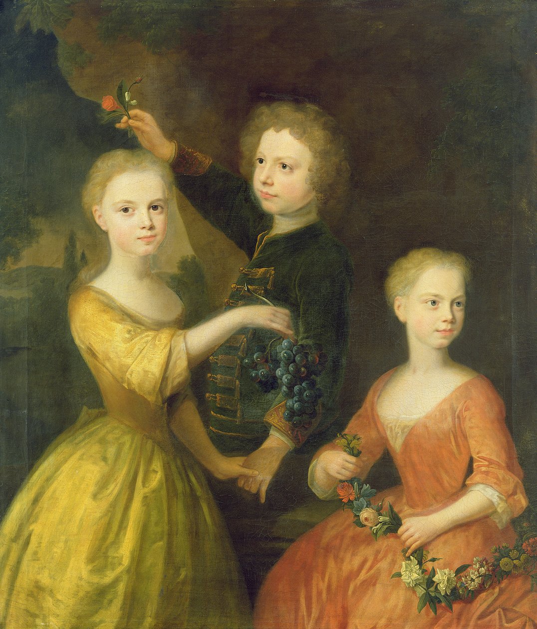 Děti radního Bartholda Heinricha Brockese (1680-1747) od Balthasar Denner