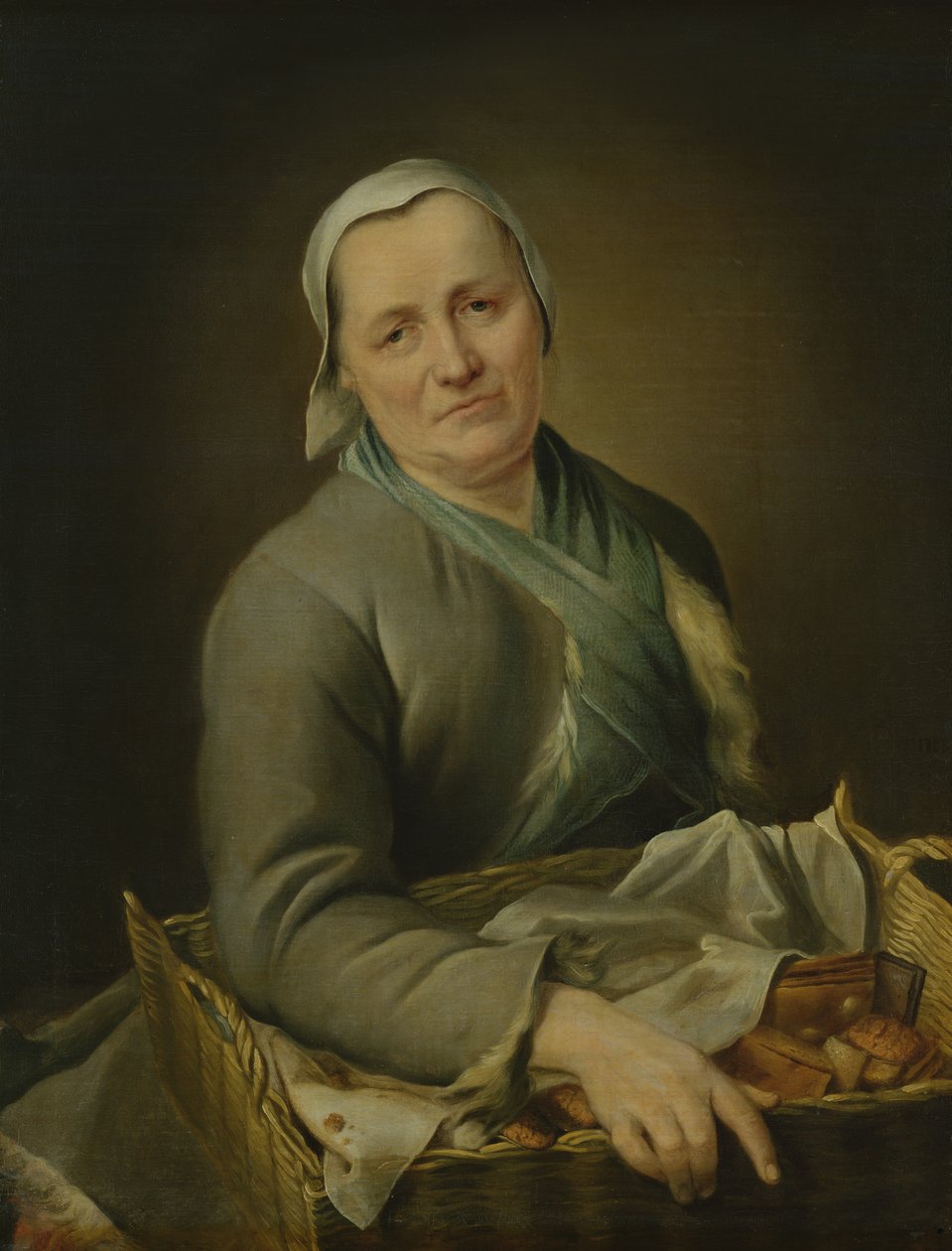 The Kitchen Maid, 1715 od Balthasar Denner