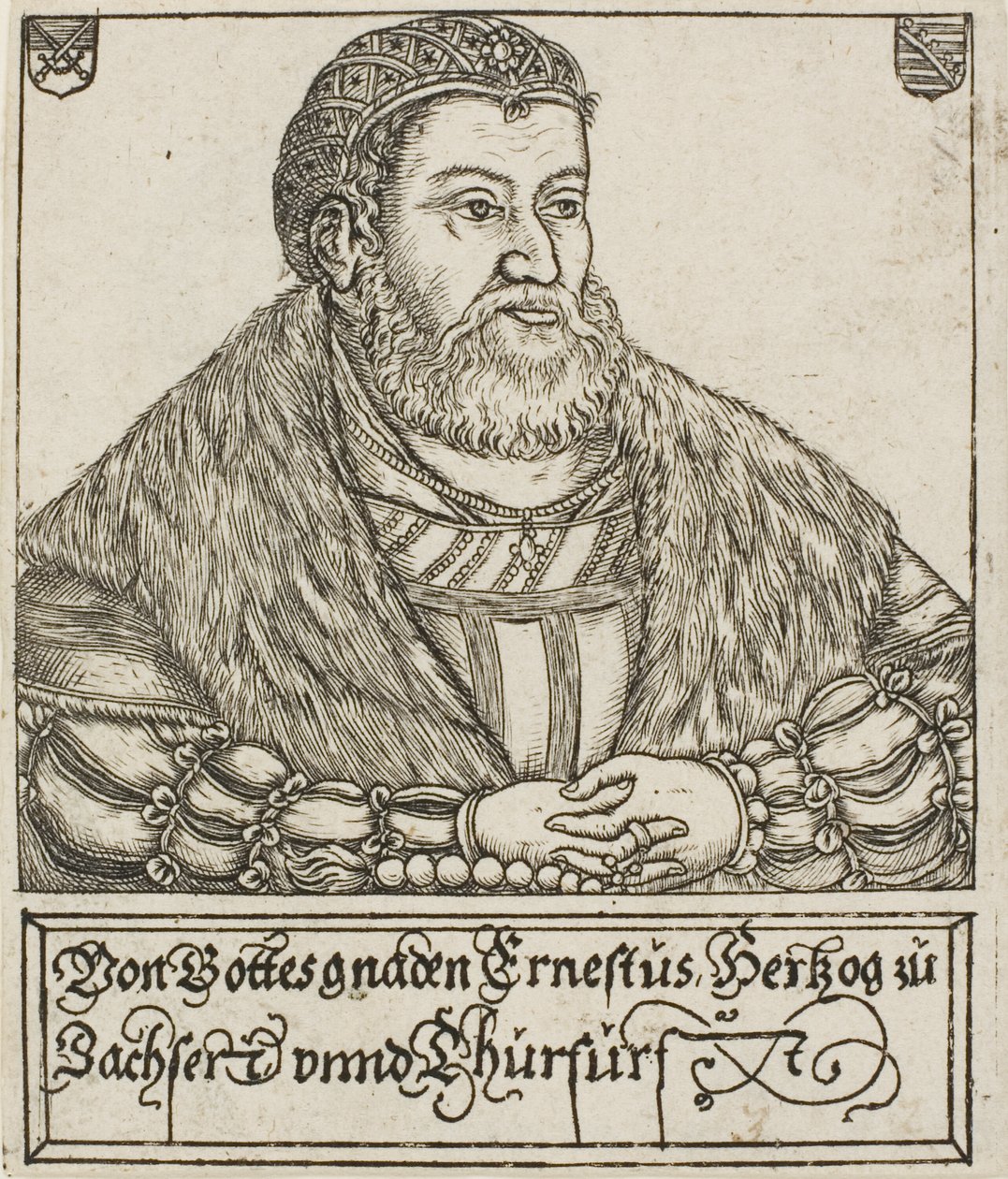Ernest, od saských vévodů a kurfiřtů od Balthasar Jenichen
