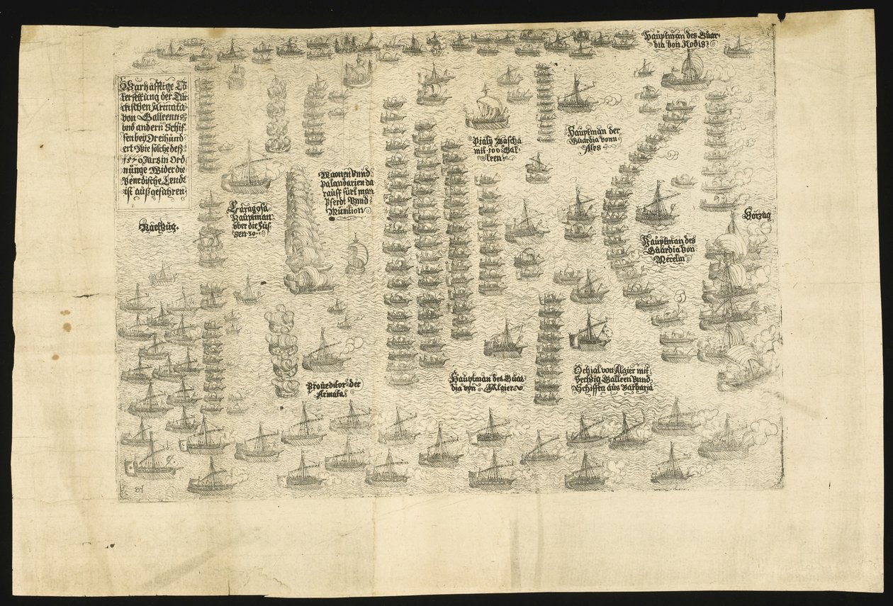 Bitva u Lepanta dne 7. října 1571, 1571 od Balthasar Jenichen